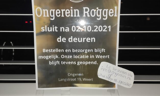 Ongerein Roggel gesloten