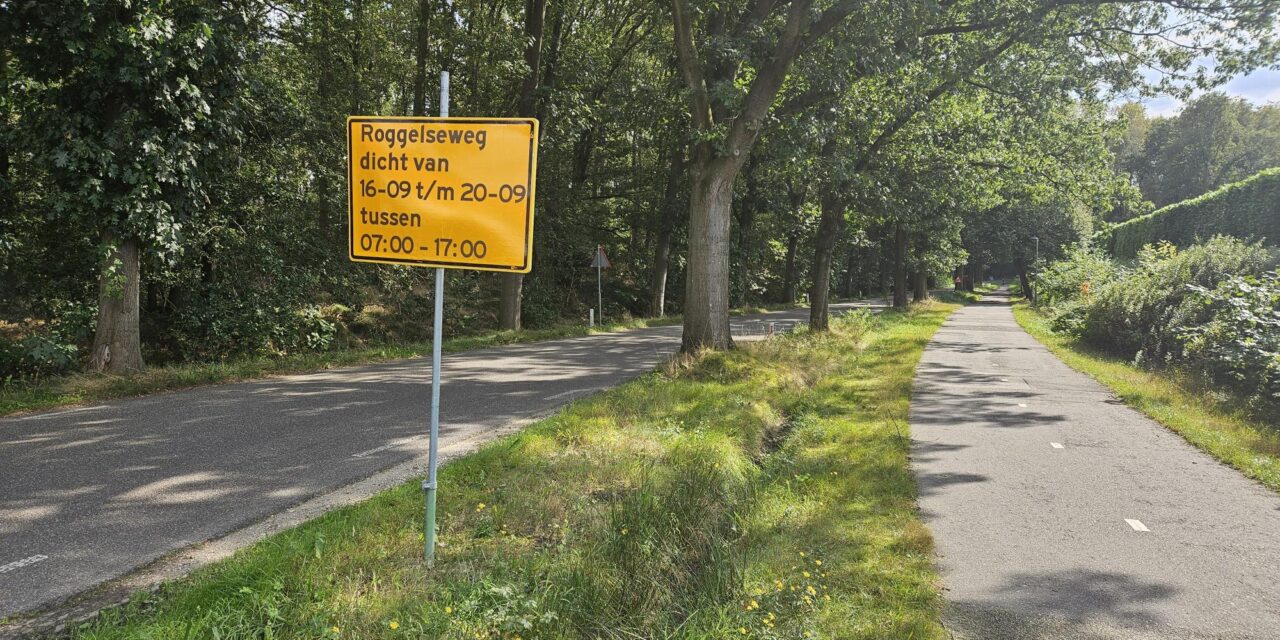 Roggelseweg afgesloten