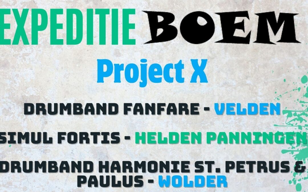 Expeditie BOEM – Project X