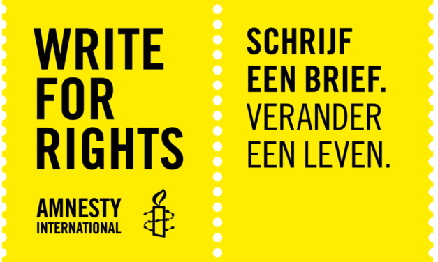 Write for Rights schrijf actie dag