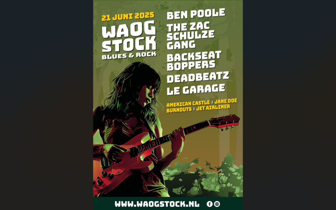 Waogstock Blues & Rock: tweede editie met bijzondere line-up